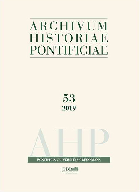 Archivum Historiae Pontificiae - 52