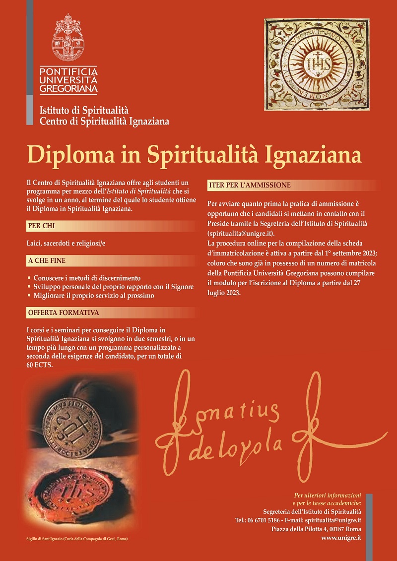 Diploma in Spiritualità Ignaziana