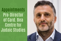 Appointments / Pro-Director of the Cardinal Bea Centre