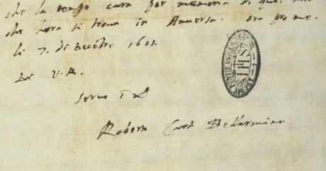 Robert Bellarmine in the Historical Archives of the Gregoriana