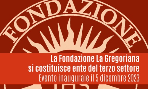 Nuovo inizio per la Fondazione La Gregoriana
