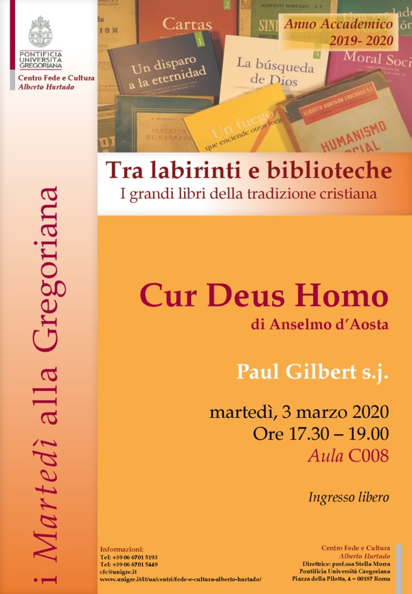 Tra labirinti e biblioteche - Cur Deus Homo di Anselmo d