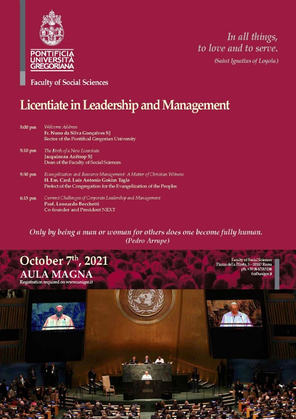 Licenza in Leadership and Management