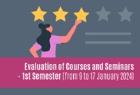 Evaluation of courses and seminars - First Semester