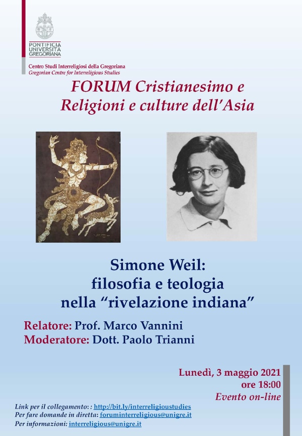 Simone Weil: filosofia e teologia nella 
