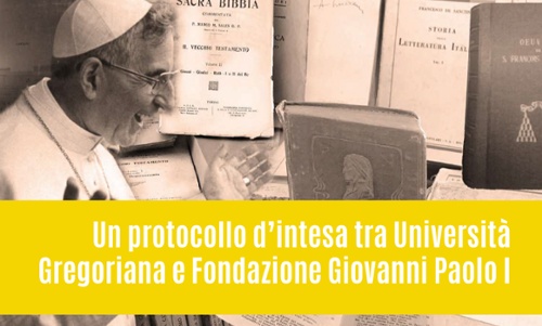 Firmata convenzione tra Gregoriana e Fondazione Giovanni Paolo I