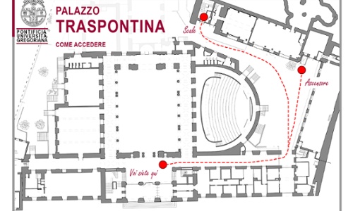 Accesso Palazzo Traspontina - Percorso temporaneo